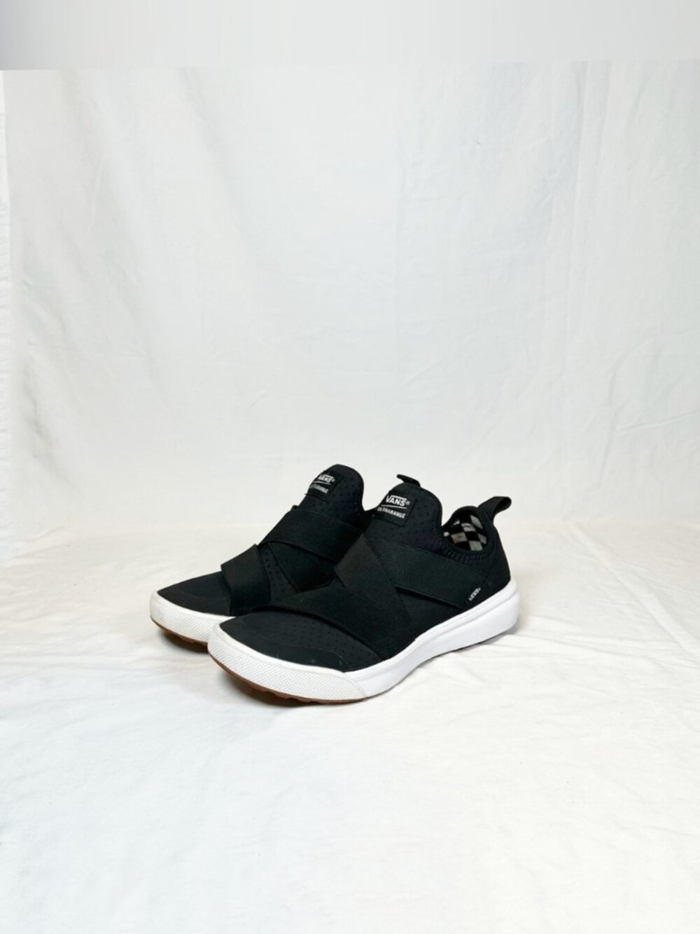 Vans UltraRange Gore Black Mesh Unisex Slip On Sneakers~Mens-9.5/Womens-11~